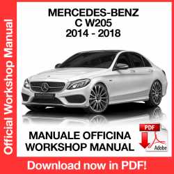 Manuale Officina Mercedes-Benz C W205