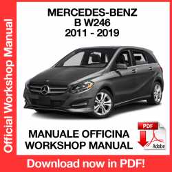 Manuale Officina Mercedes-Benz B W246