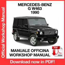 Manuale Officina Mercedes-Benz G W463