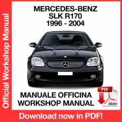Manuale Officina Mercedes-Benz SLK R170