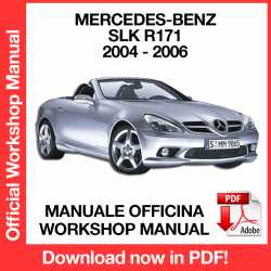 Manuale Officina Mercedes-Benz SLK R171