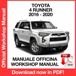 Workshop Manual Toyota 4 Runner (2016-2020) (EN)