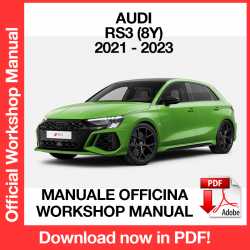 Manuale Officina Audi RS3 8Y
