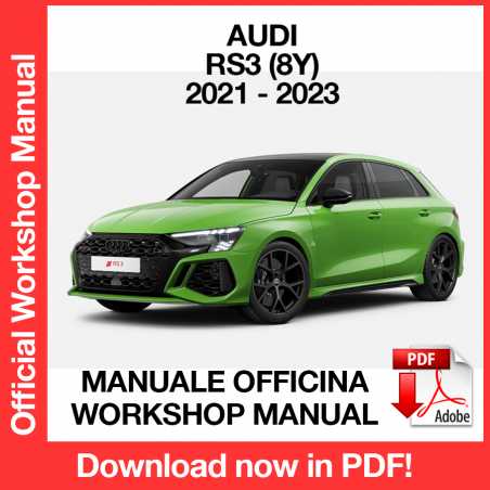Workshop Manual Audi RS3 8Y