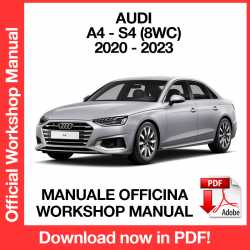 Manuale Officina Audi A4 S4 8WC