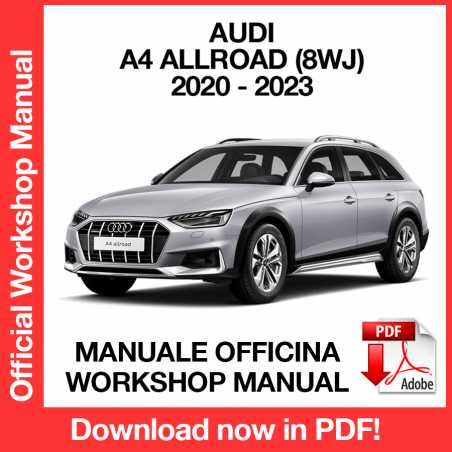 Manuale Officina Audi A4 Allroad 8WJ
