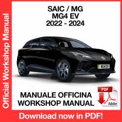 Manuale Officina Saic MG MG4 Ev