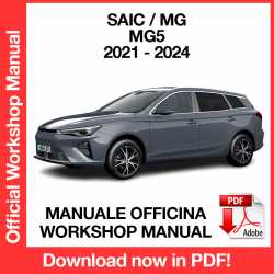 Manuale Officina Saic MG MG5 E
