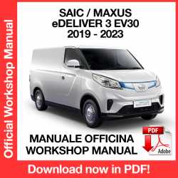 Manuale Officina Saic Maxus eDELIVER 3 EV30
