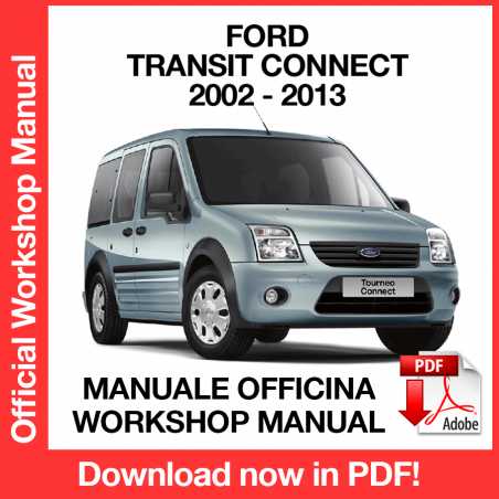 Workshop Manual Ford Transit Connect