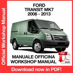 Manuale Officina Ford Transit MK7