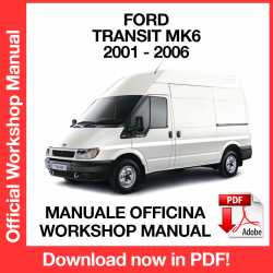 Manuale Officina Ford Transit MK6