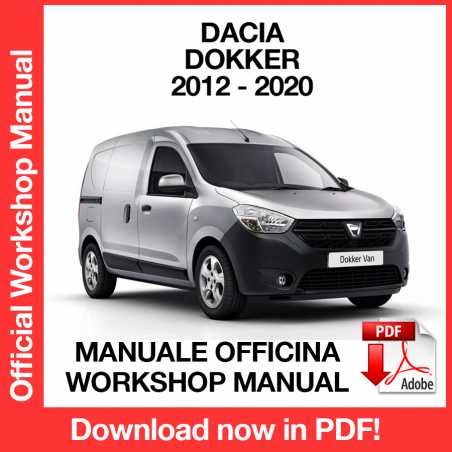 Workshop Manual Dacia Dokker