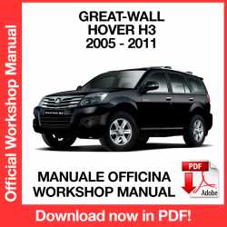 Workshop Manual Great Wall Hover H3
