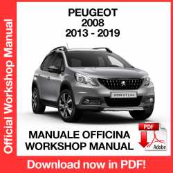 Manuale Officina Peugeot 2008