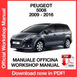 Manuale Officina Peugeot 5008