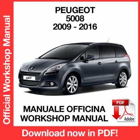 Workshop Manual Peugeot 5008