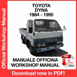Workshop Manual Toyota Dyna