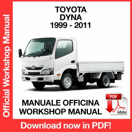 Workshop Manual Toyota Dyna