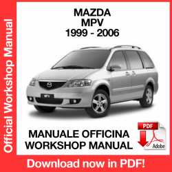 Manuale Officina Mazda MPV