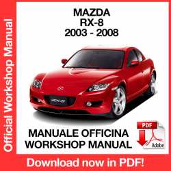 Manuale Officina Mazda RX-8