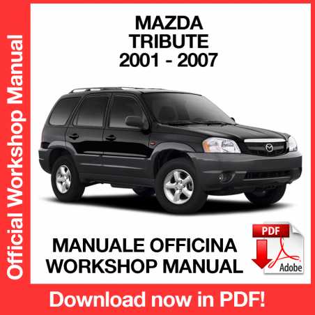 Workshop Manual Mazda Tribute