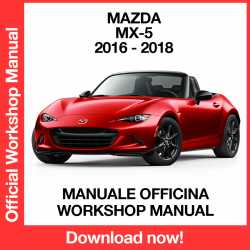 Manuale Officina Mazda MX-5 ND