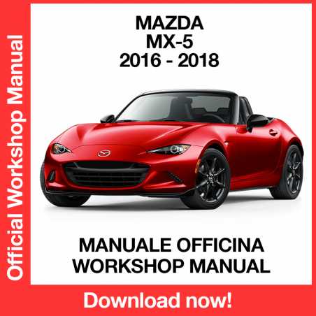 Workshop Manual Mazda MX-5 ND