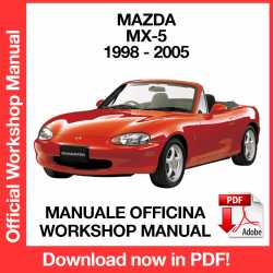 Manuale Officina Mazda MX-5 NB