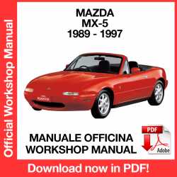 Manuale Officina Mazda MX-5 NA
