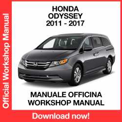 Manuale Officina Honda Odyssey