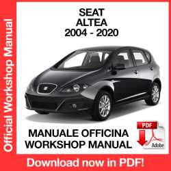 Manuale Officina Seat Altea 5P1