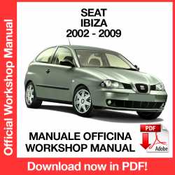 Manuale Officina Seat Ibiza 6L1