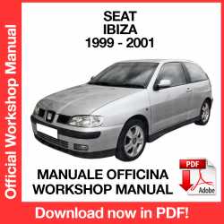Workshop Manual Seat Ibiza 6K1 (1999-2001) (EN)