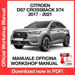Manuale Officina Citroen DS7 Crossback X74