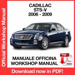 Workshop Manual Cadillac STS-V