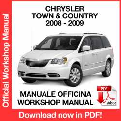 Manuale Officina Chrysler Town e Country
