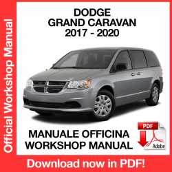 Manuale Officina Dodge Grand Caravan (2017-2020) (EN)