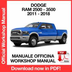 Manuale Officina Dodge RAM 2500 3500