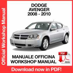 Manuale Officina Dodge Avenger