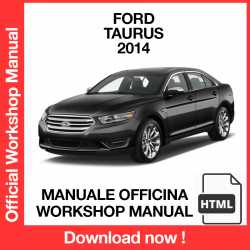Workshop Manual Ford Taurus