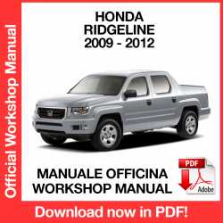 Manuale Officina Honda Ridgeline