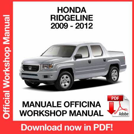 Workshop Manual Honda Ridgeline