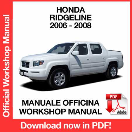 Manuale Officina Honda Ridgeline
