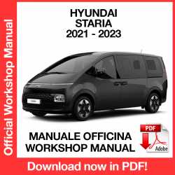 Workshop Manual Hyundai Staria