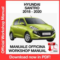Manuale Officina Hyundai Santro