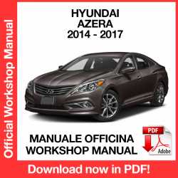 Manuale Officina Hyundai Azera