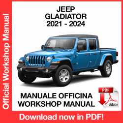 Workshop Manual Jeep Gladiator JT