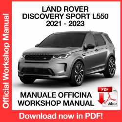 Manuale Officina Land Rover Discovery Sport L550