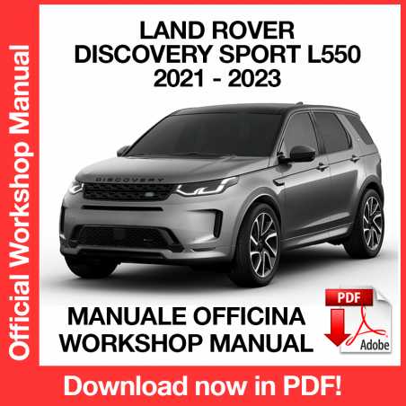 Workshop Manual Land Rover Discovery Sport L550
